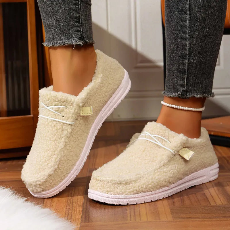 Kaelirae - Gezellige Teddy Stof Slippers
