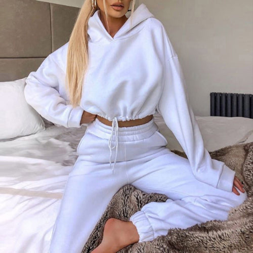 Jogging Suits for Women 2 Piece Sweatsuits Tracksuits  Long Sleeve Hoodiecasual Fitness Sportswear