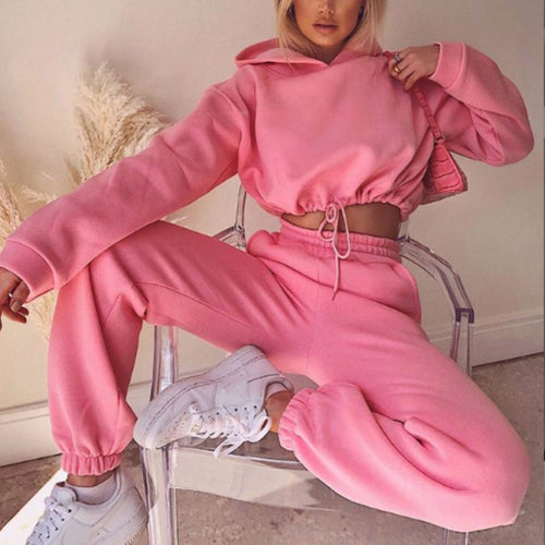 Jogging Suits for Women 2 Piece Sweatsuits Tracksuits  Long Sleeve Hoodiecasual Fitness Sportswear